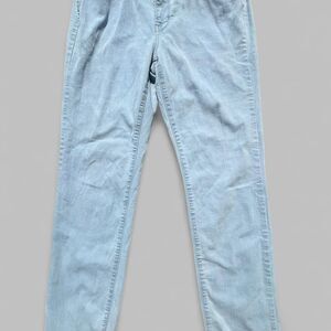 Levis Womens 10 Blue Denim Classic Straight Fit - Light Wash Stretch 30x30